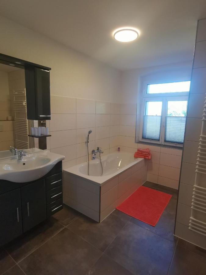 Ferienwohnung Wandergluck Rathmannsdorf Bagian luar foto